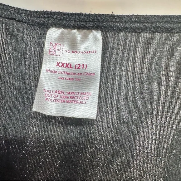 No boundaries black bodysuit new with tag size XXXL - Picture 2 of 4